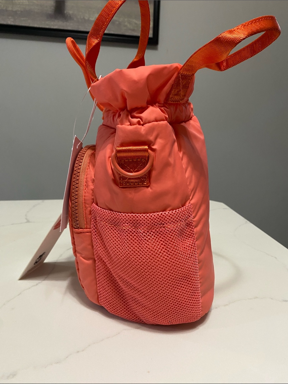 Wildfox Coral Orange Mini Crossbody Water Bottle Holder - Picture 2 of 12